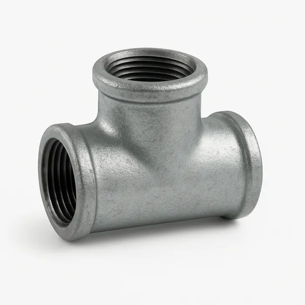 Тройник нержавеющий переходной короткий D7W DIN11852 / DIN11850