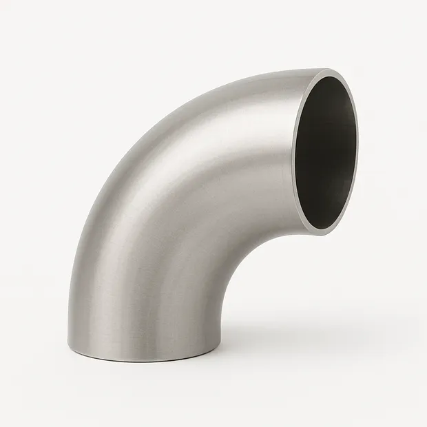 Отвод нержавеющий гнутый бесшовный приварной исп. 1 ГОСТ 22793-83